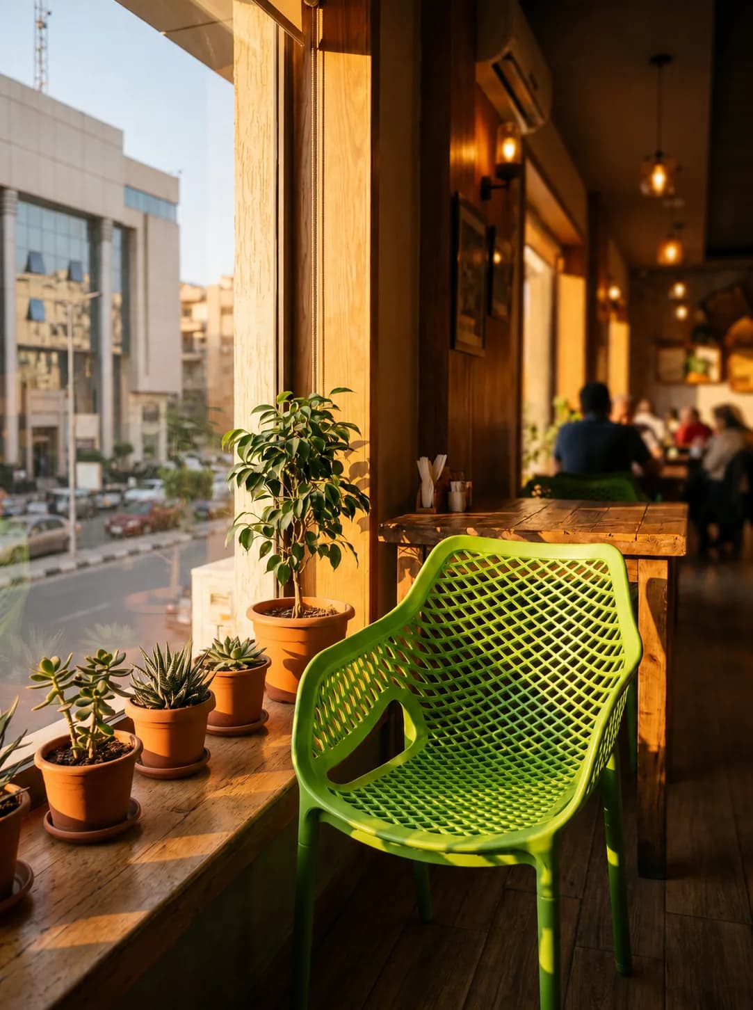 كرسى أخضر — Green